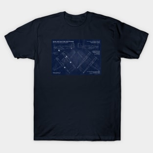 F82 Twing Mustang Blueprint T-Shirt